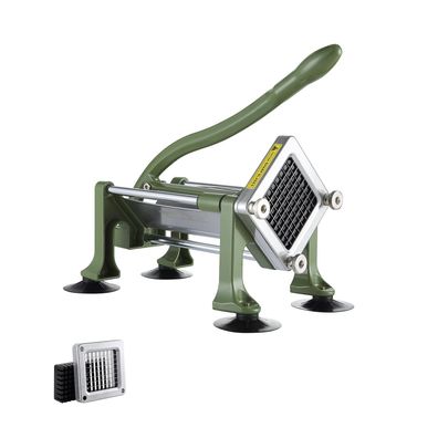 VEVOR Pommes-Frites-Schneider Edelstahl 3/8 Zoll mit Saugnäpfen manuell