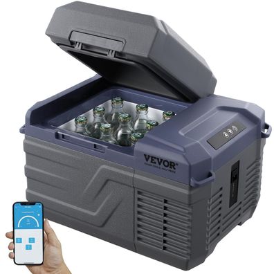 VEVOR Autokéhlschrank 12 L Kompressor Kéhlbox -20 bis 20 Â°C 12/24 V