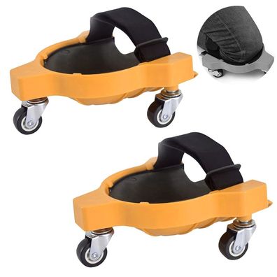 ALETO Rollende Knieschoner 2 Stéck mit 360 Grad Rollen verstellbar