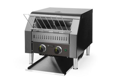 Hendi Durchlauf-Toaster doppelt Förderbandtoaster 230 V 2240 W Edelstahl