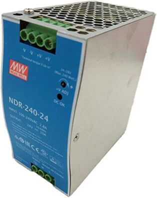 MEAN WELL NDR-240-24 Hutschienen-Netzteil 24V 10A 240W Schaltnetzteil