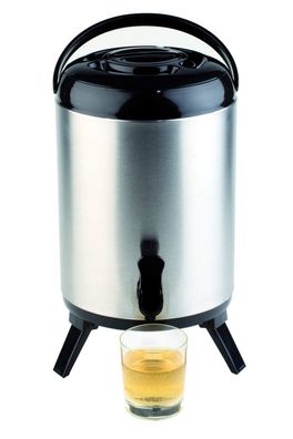 APS Iso-Dispenser 9,5 L Edelstahl Isolierbehälter 24x42 cm Defekt