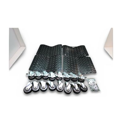 VEVOR Rangierhilfe Auto 4 Stk. bis 3000 kg Rangierheber Set Reifenwagen Stahl