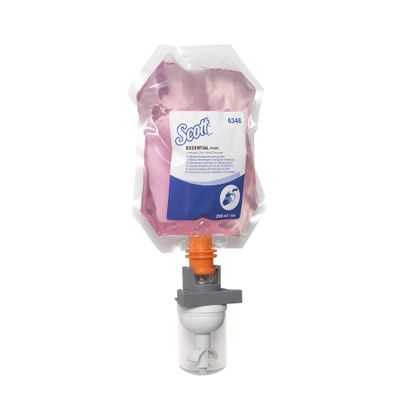 Scott Essential 6346 Schaum-Handseife rosa 10 x 200 ml Beutel Schaumseife
