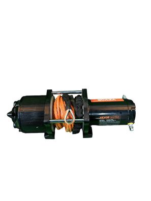 VEVOR Elektrische Seilwinde 2041 kg 12 V DC Offroad Motorwinde IP55 Schwarz