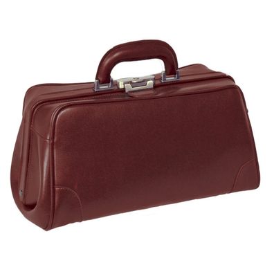 Gima Florida Arzttasche Leder Weinrot 38x20x20 cm mit Innenfächern 27121