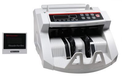 Tempo di Saldi Banknotenzähler mit Falschgelddetektor 2 LED-Anzeigen