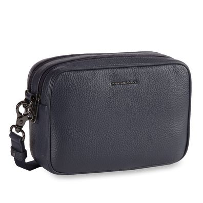 Mandarina Duck Mellow Leather Camera Bag FZT83, dress blue, Damen