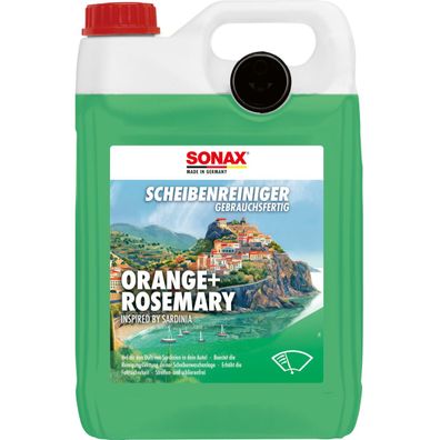 SONAX Scheibenreiniger Orange Rosemary Wischwasser Sommer 5L Kanister 01615000