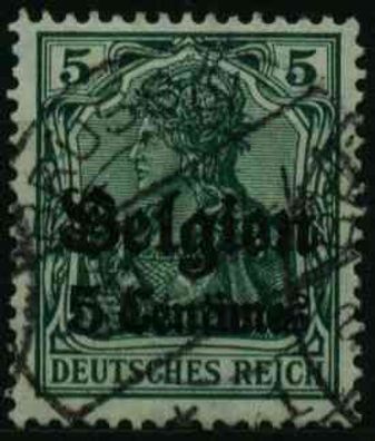 BES 1WK LP Belgien Nr 2 gestempelt X0E905A