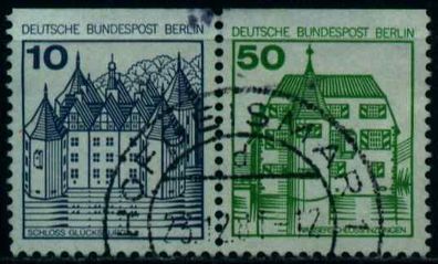 BERLIN Zusammendruck Nr W73 gestempelt WAAGR PAAR X10DA1E
