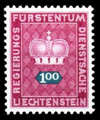 Liechtenstein Dienstmarken 1968 Nr 54 postfrisch X2A6992