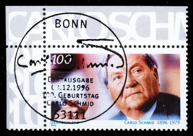 BRD 1996 Nr 1894 ZENTR-ESST ECKE-OLI X2CBEAA
