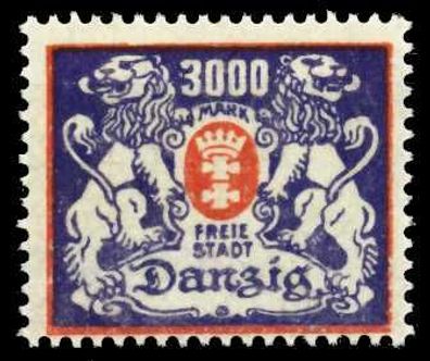 DANZIG 1923 Nr 146X postfrisch X4CF6AE