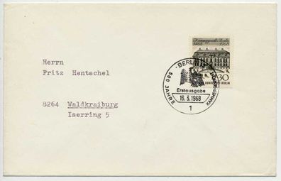 BERLIN BELEGE Nr 320 BRIEF FDC X5C7FA2