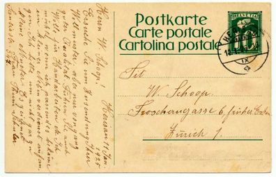 Schweiz Postkarte Zeitraum 1923 31 X6DF802