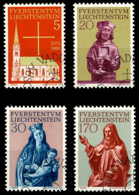 Liechtenstein 1966 Nr 470-473 gestempelt X6E9372