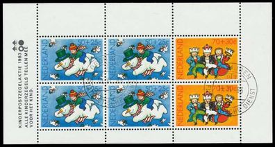Niederlande Block 25 zentrisch gestempelt S0076EE