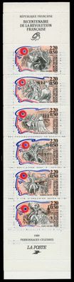 Frankreich Markenheft Nr MH15 2700C-2705C postfrisch S01ADA6