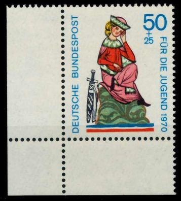 BRD 1970 Nr 615 postfrisch ECKE-ULI X8C6D3A