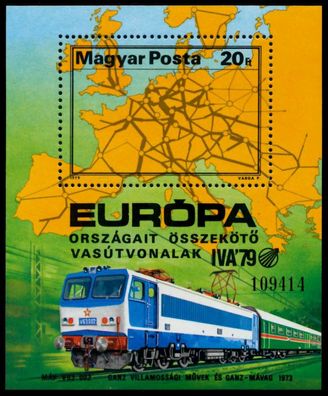 UNGARN Block 137A postfrisch X92289E