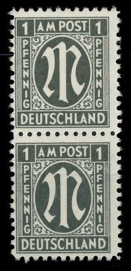 BIZONE AM-POST Nr 16Az postfrisch SENKR PAAR X81E6E6