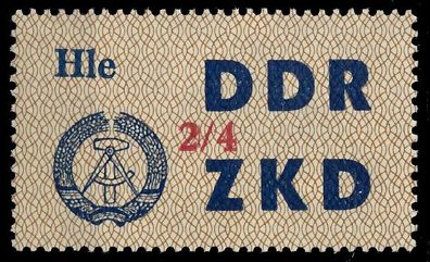 DDR DIENST Laufkontrollzettel Nr 37 2 04 - IV ungebraucht X1C4F32