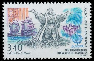 Andorra (FRANZ. POST) 1992 Nr 438 postfrisch S206FBE