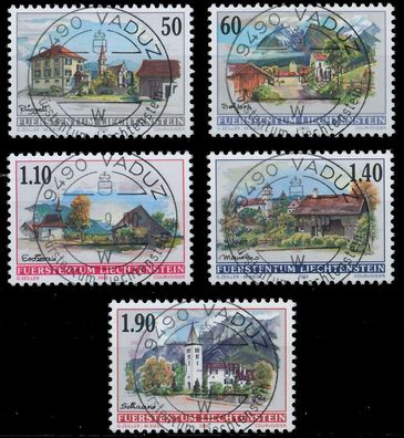 Liechtenstein 2000 Nr 1229-1233 zentrisch gestempelt X117D66