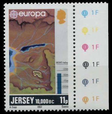 JERSEY 1982 Nr 279 postfrisch SRA XAE2902