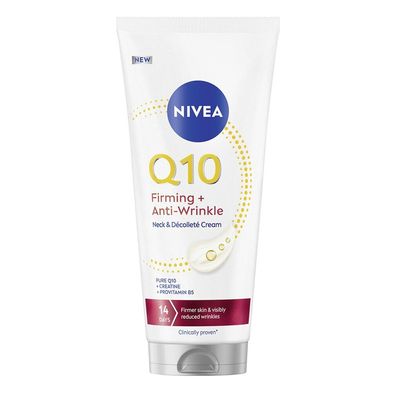 Straffende und faltenhemmende Hals- und Dekolleté Creme Q10 200 ml