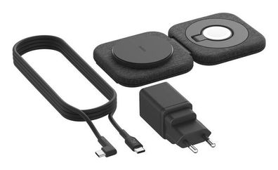 Belkin BoostCharge PRO 2-in-1 magn. Ladestation 15W schwarz