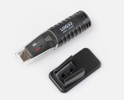 Thermo-Hygro USB-Datenlogger Temperatur + Luftfeuchte HACCP 32.000 Speicher