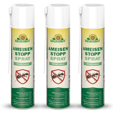3 x Neudorff AmeisenStopp Spray, 300 ml