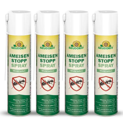 4 x Neudorff AmeisenStopp Spray, 300 ml