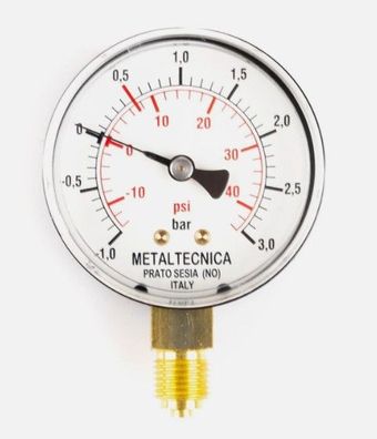 Vakuum Manometer Güllefass 1/4" Ø= 63 mm -1 bis 3 Bar Gülletechnik ?AKTION?