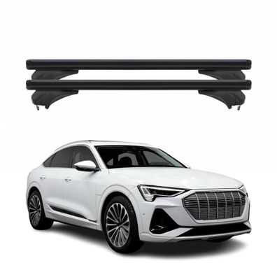 Menabo Dachträger Grundtäger für Audi Q8 E-Tron 2022-2026 Aluminium Schwarz 2tlg