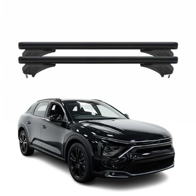 Menabo Dachträger Grundtäger für Citroen C5 X E43 2022-2026 Aluminium Schwarz 2x