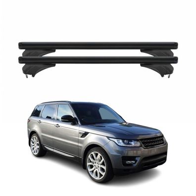 Menabo Dachträger für Land Rover Range Rover 2 Sport L494 2014-22 Alu Schwarz 2x