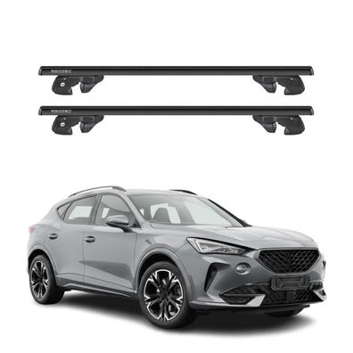 Dachträger Grundtäger für Cupra Formentor 2024-2026 Facelift Alu TÜV Schwarz 2x