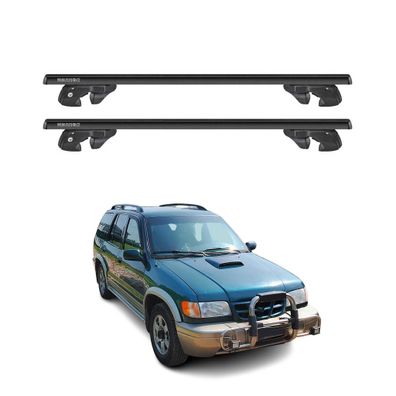 Dachträger Grundtäger für Kia Sportage mk1 JA 1995-2004 Alu 90kg TÜV Schwarz 2x