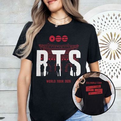 BTS World Tour 2026 K-Pop T-Shirt Hoodie Sweatshirt - Herren Damen Fan Geschenk