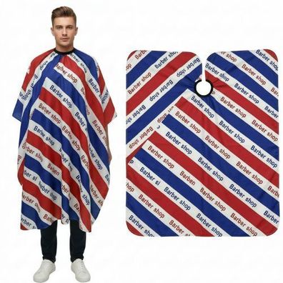 Friseurumhang für Friseure, 140×155 cm, mit Klammer/Schließe