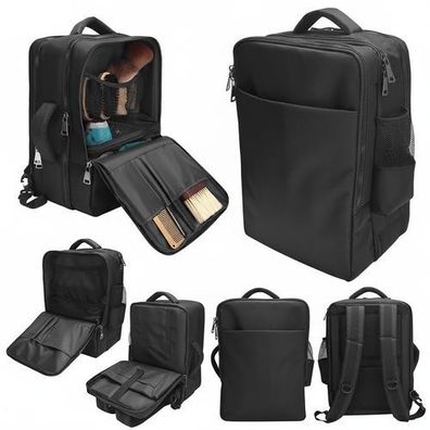 Friseurrucksack schwarz geräumig – Friseurtasche für Werkzeuge Pakis