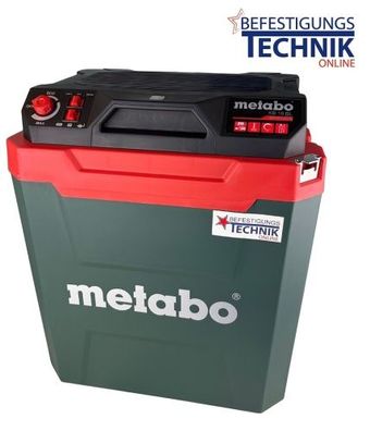 Metabo Kühl- und Wärmebox KB 18 BL 24 Liter, elektrisch, für 18V CAS Akku und 12V Aut