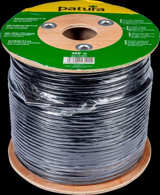 PATURA Elektrozaunkabel 200 m/2,5 mm Weidezaun