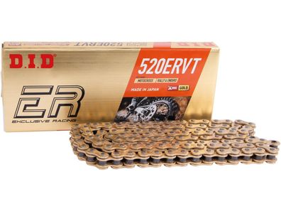 DID Kette "520ERVT G&amp; " 5/8 x 1/4, Exclusiv Ra 120 Glieder, C