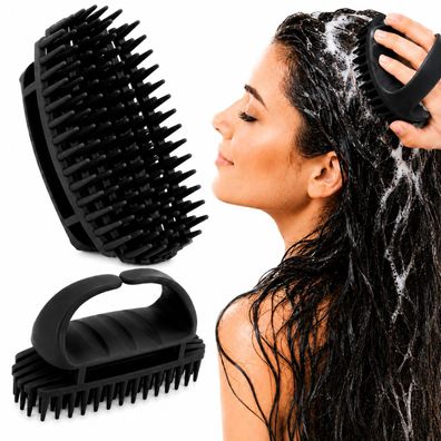 Foamanizer Kopfhaut Peelingbürste Massagebürste für Dusche & Haarpflege