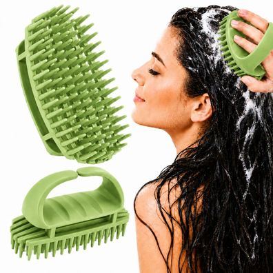 Kopfhautmassagebürste mit Peeling-Effekt zur Förderung des Haarwachstums Foamanizer