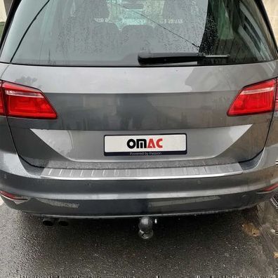 Ladekantenschutz Stoßstangenschutz für VW Golf Sportsvan 2013-25 Chrom Gebürstet
